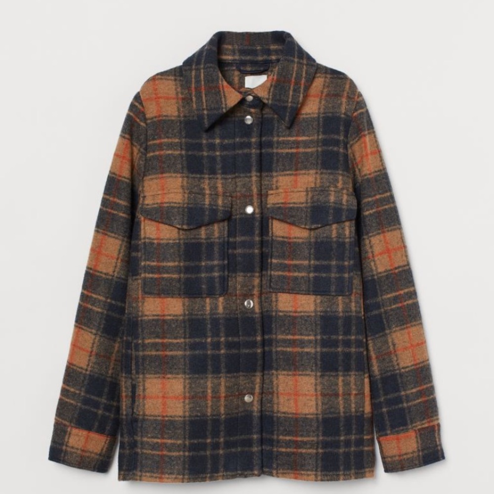 H&M Plaid Shacket 🏔